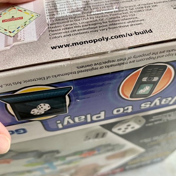 Monopoly U-Build It Board Game Brand New Never Opened - Picture 8 of 9